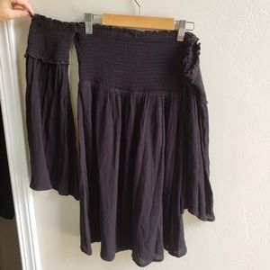 Black Strapless Dress